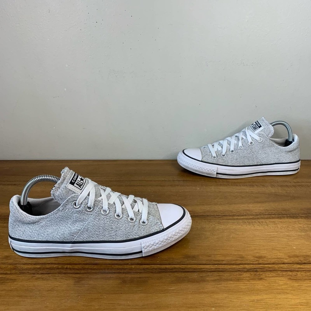 Converse Chuck Taylor All-Star Light Grey Womens Padded Collar Sneaker Size 8